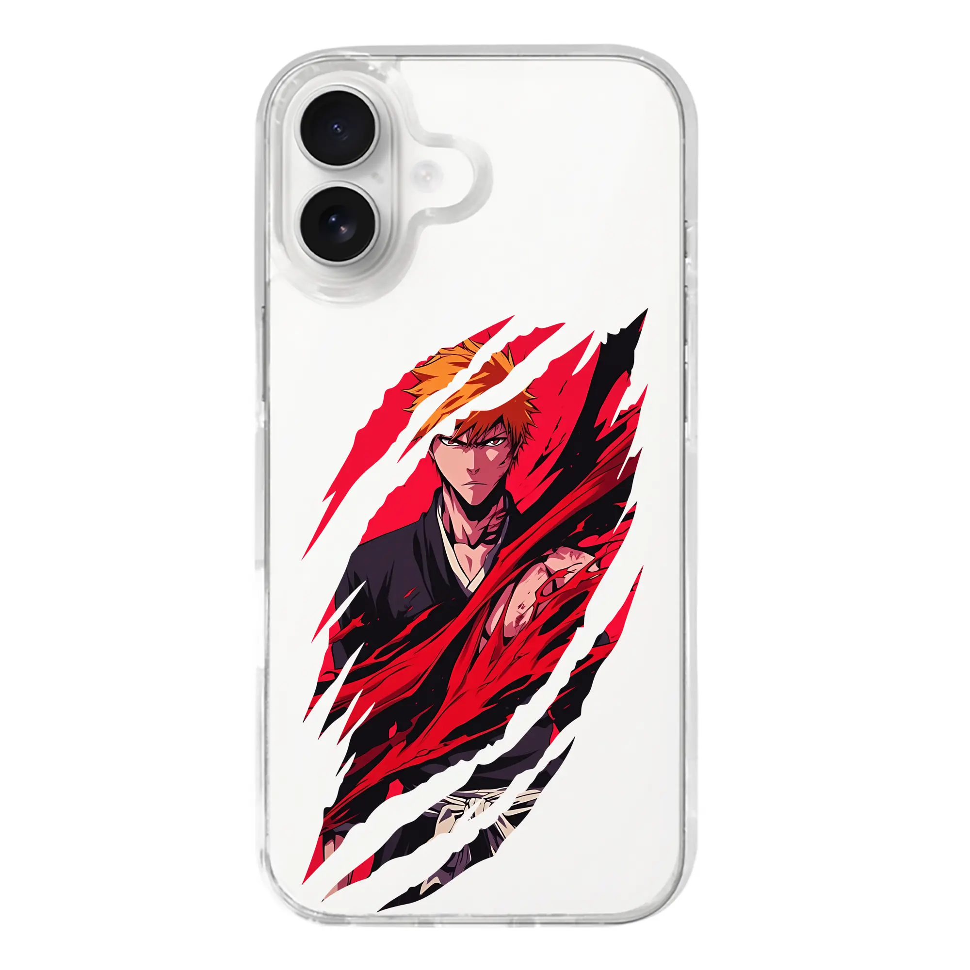 ブリーチ グッズ 黒崎 一護 - iPhone 17シリーズ 透明スマホケース – 薄型・耐衝撃・精密フィット保護カバー